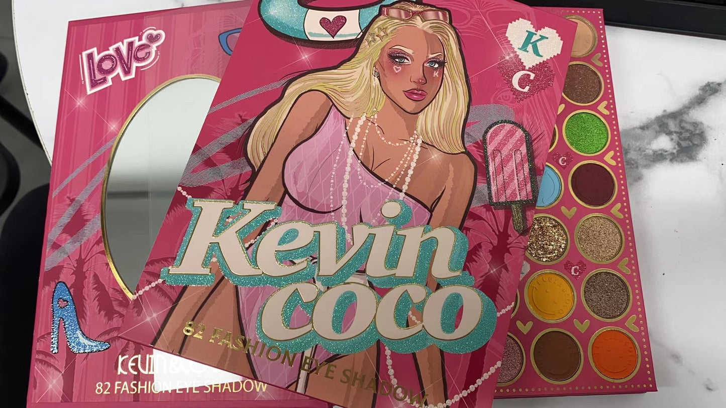 Kevin coco 82 fashion eye shadow for short hair girl