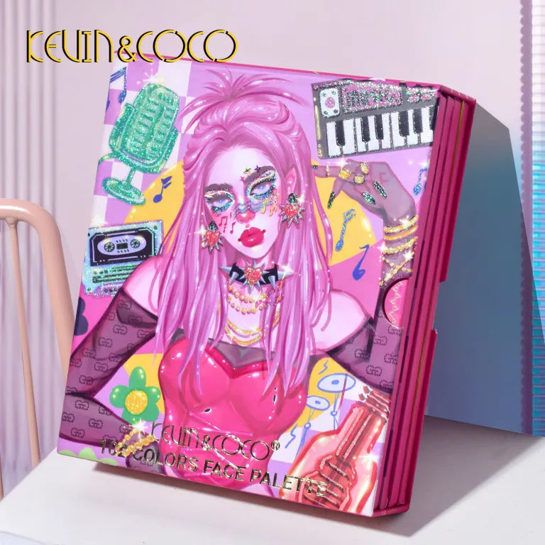 KEVIN&COCO 102colour singer eyeshadow palette Hongxuan Cosmetics