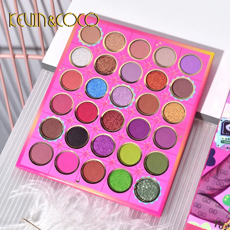 KEVIN&COCO 102colour singer eyeshadow palette Hongxuan Cosmetics
