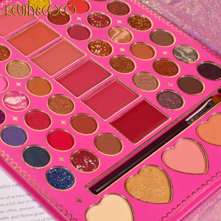 KEVIN&COCO 53colour green-haired singer eyeshadow palette Hongxuan Cosmetics