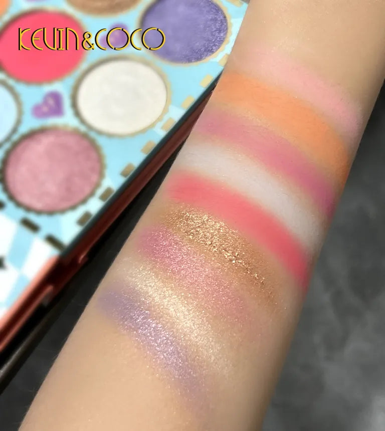 KEVIN&COCO 59colour mo landi rose eyeshadow palette Hongxuan Cosmetics