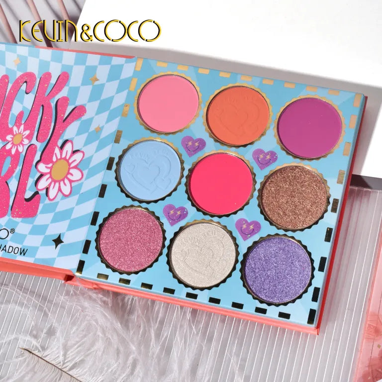 KEVIN&COCO 59colour mo landi rose eyeshadow palette Hongxuan Cosmetics