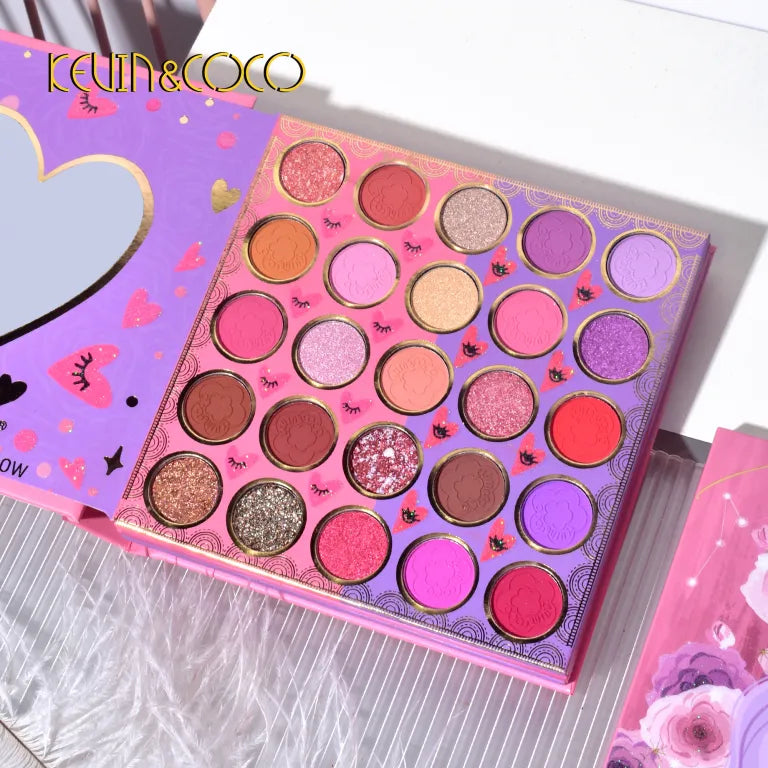 KEVIN&COCO 59colour seductive woman eyeshadow palette Hongxuan Cosmetics