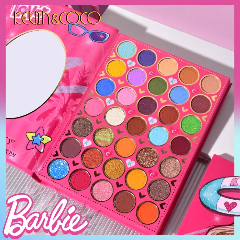 KEVIN&COCO 82colour holiday Barbie eyeshadow palette Hongxuan Cosmetics