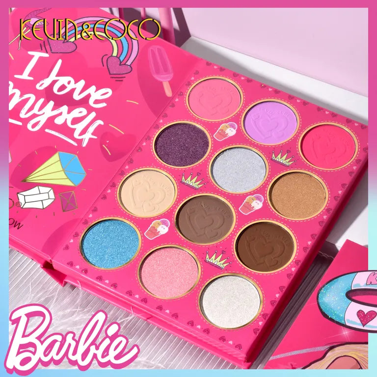 KEVIN&COCO 82colour holiday Barbie eyeshadow palette Hongxuan Cosmetics