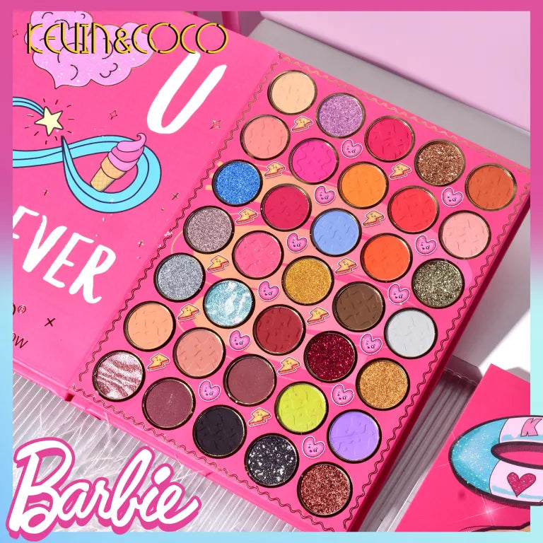 KEVIN&COCO 82colour holiday Barbie eyeshadow palette Hongxuan Cosmetics