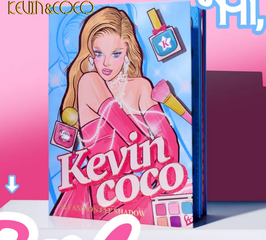 KEVIN&COCO 82colour cosmetics Barbie eyeshadow palette Hongxuan Cosmetics