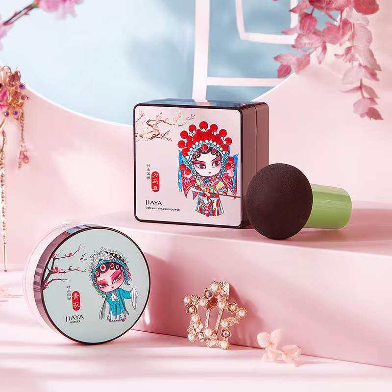 Chinese ancient style clear makeup lotus rhyme set-6pcs