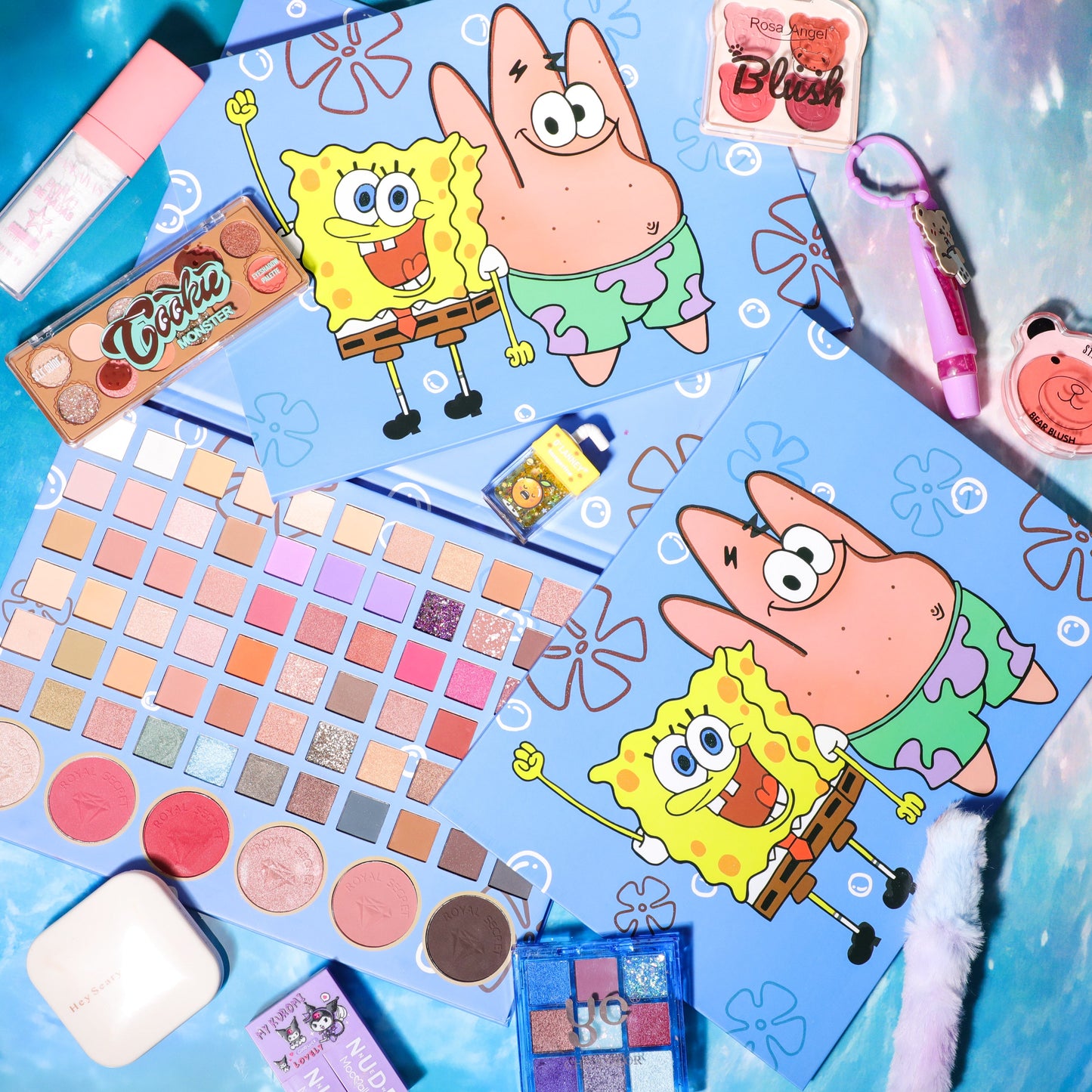 Juicy Beauty Collection (1 Kevin coco Palette+2 Combo Palette +10 freebies)