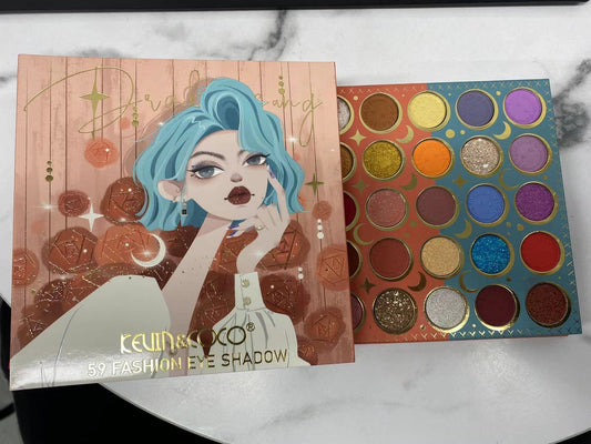 Kevin coco 59 fashion eye shadow for green hair girl
