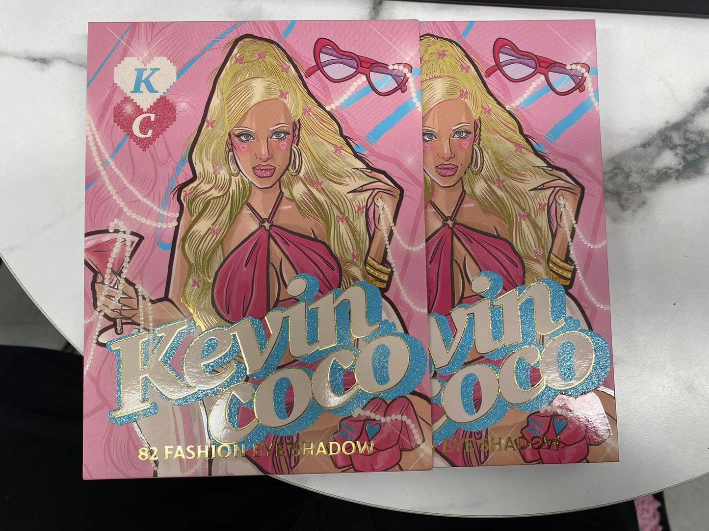 Kevin coco 82 fashion eye shadow for long hair girl