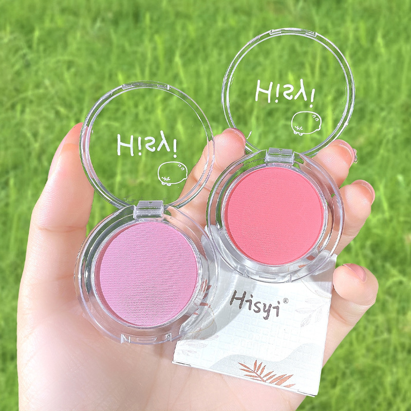 single round-shape blush