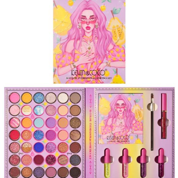 Juicy Beauty Collection (1 Kevin coco Palette+2 Combo Palette +10 freebies)