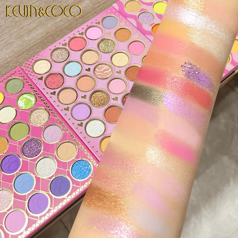 KEVIN&COCO 102colour tattoo girl eyeshadow palette Hongxuan Cosmetics