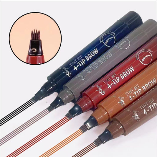 brush-type eyebrow pencil