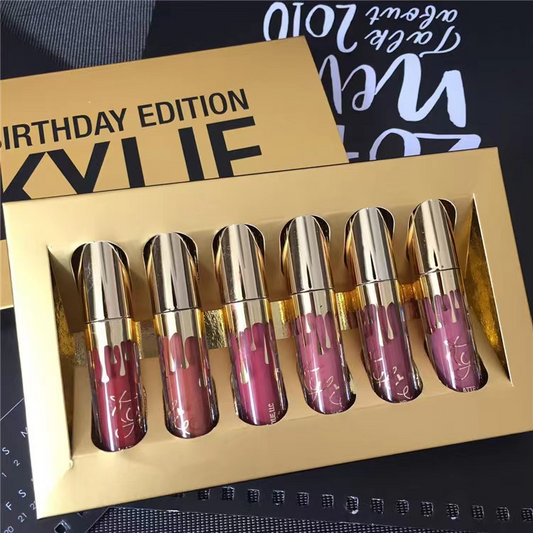 Kylie 6-color matt lipgloss set(1 set:6pcs)