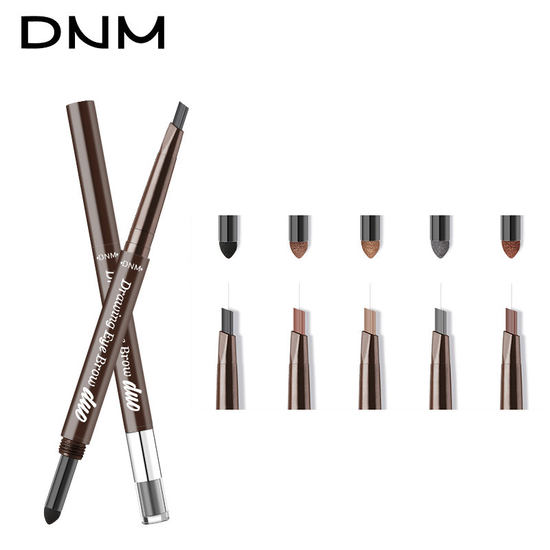 DNM DOUBLE EYEBEOW PENCIL&EYEBROW GEL (1 single)