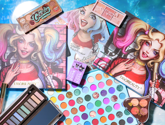 Juicy Beauty Collection (1 Kevin coco Palette+2 Combo Palette +10 freebies)