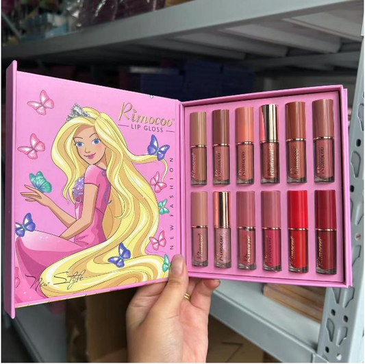 Princess lipgloss combo(12pcs/set)