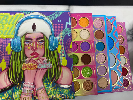 Kevin coco 102 color eyeshadow blue hair girl